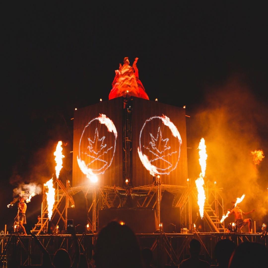 Bonfire Stage, view 2